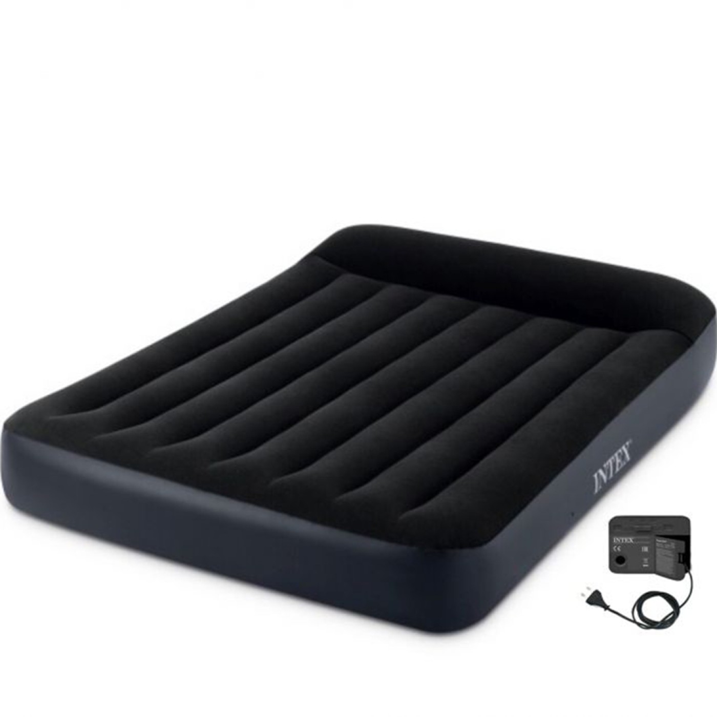 Матрас самонадувной с подголовником Intex Pillow Rest Classic, 203*152 ...