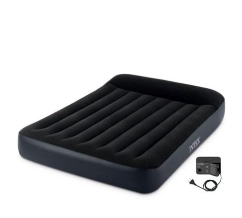 Матрас самонадувной с подголовником Intex Pillow Rest Classic, 191*137*25 см (64148NP)