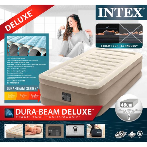 Кровать самонадувная Intex Ultra Plush, 191*99*46 см (64426) Кровать самонадувная Intex Ultra Plush, 191*99*46 см (64426)