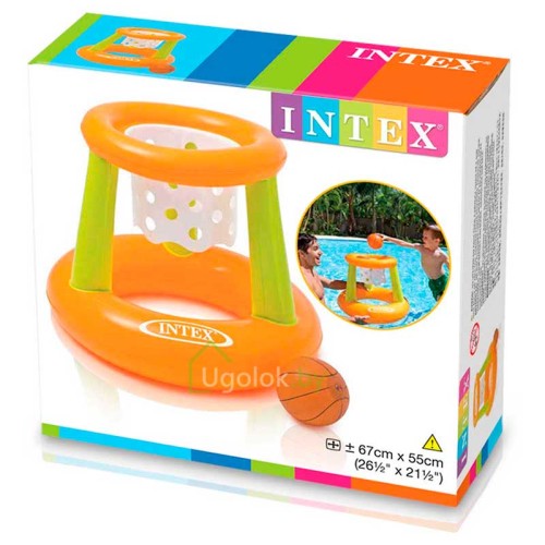 Баскетбольное кольцо для бассейна Intex 67х55 см (58504NP) 3+ Баскетбольное кольцо для бассейна Intex 67х55 см (58504NP) 3+