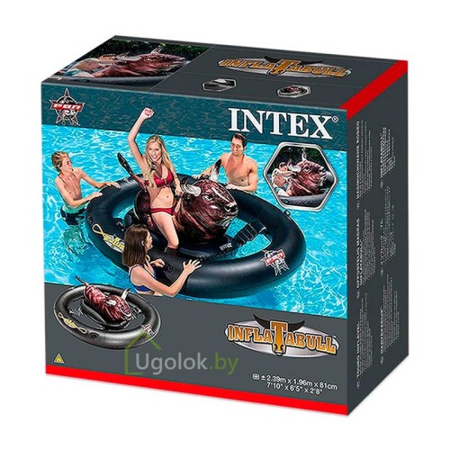 Надувной аттракцион Intex Родео на быке 239х196х81 см (56280EU) 9+ Надувной аттракцион Intex Родео на быке 239х196х81 см (56280EU) 9+