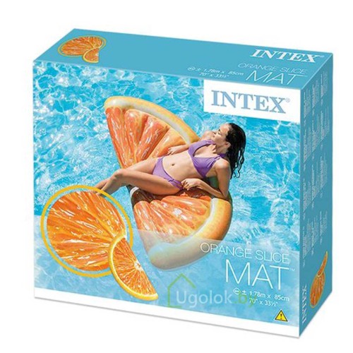 Надувной плот Intex Апельсиновая долька (58763EU)