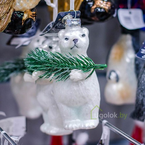 Елочное украшение Фигурки зверюшек микс Kaemingk 1 шт. 11.5 см