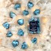 Набор елочных украшений Сердце Kaemingk 12 шт. 4.5 см голубой рассвет