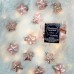 Набор елочных украшений Звезда Kaemingk 12 шт. 4.5 см розовый