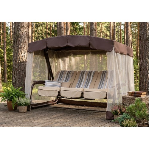 Качели садовые Ольса Палермо Премиум  с1645 – просторная модель на 320 кг