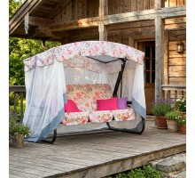 Качели садовые Olsa Турин Премиум Flower c1202 244х144х181 см