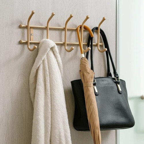 Вешалка настенная Ника ВНТ5 бежевый металлик