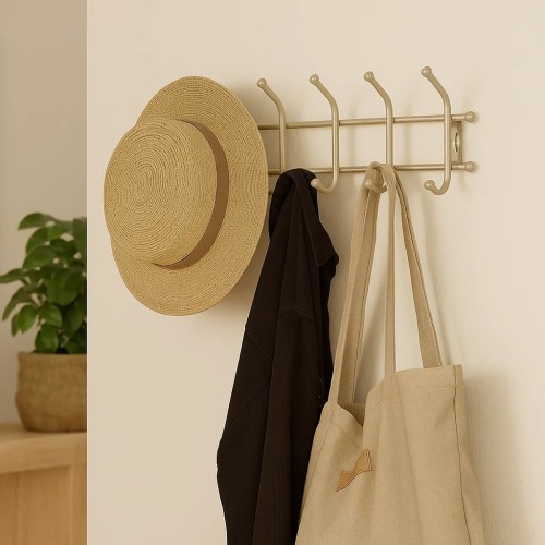 Вешалка настенная Ника ВНТ5 бежевый металлик
