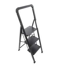 Стремянка стальная 3 широкие ступени Zalger