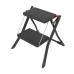 Стремянка DUO Jet Black 2 широкие ступени с ковриком (сталь) Zalger 9900-2 К - фото 9 | Ugolok.by