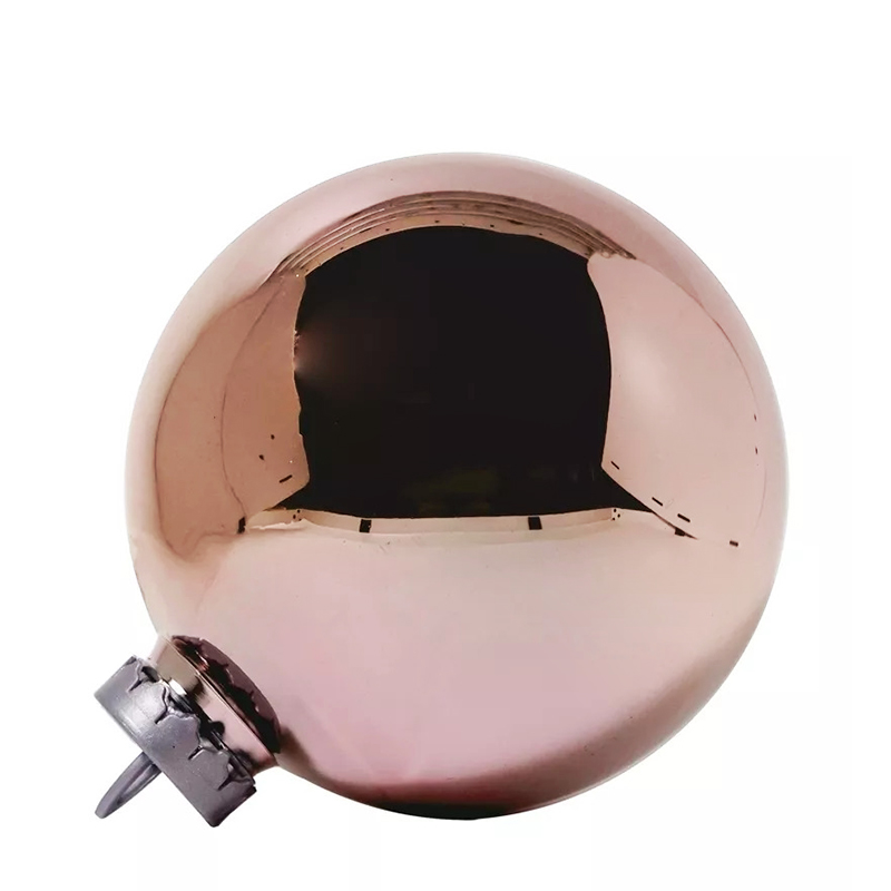 Большой новогодний шар, 25 см (розовое золото, UD003-25RS)