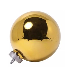 Большой новогодний шар, 25 см (золотой зеркальный, UD003-25GD)