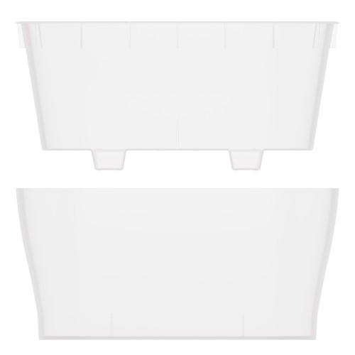 Горшок цветочный овальный с автополивом Лея 4.0 л прозрачный Горшок цветочный овальный с автополивом Лея 4.0 л прозрачный