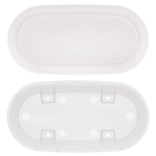 Горшок цветочный овальный с автополивом Лея 4.0 л прозрачный Горшок цветочный овальный с автополивом Лея 4.0 л прозрачный