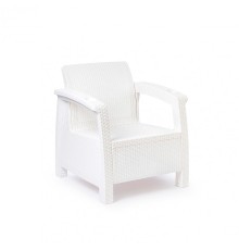 Кресло Ротанг Плюс 73x70x79 см белый