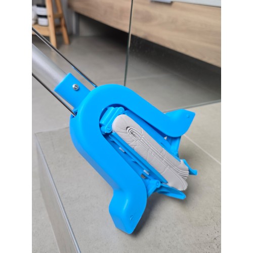 Швабра для уборки пола (механизм бабочка) с ПВА насадкой ML1010-1 Mellor Forro (голубая)