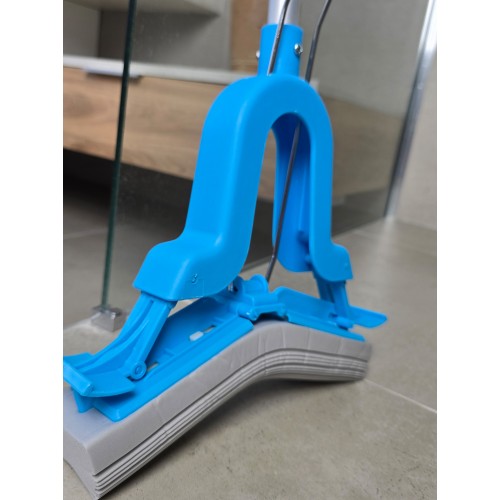 Швабра для уборки пола (механизм бабочка) с ПВА насадкой ML1010-1 Mellor Forro (голубая)