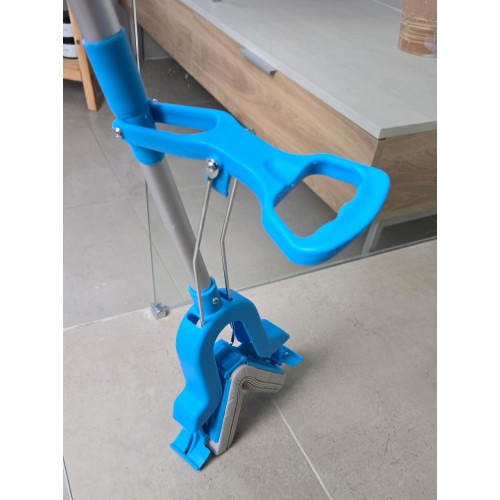 Швабра для уборки пола (механизм бабочка) с ПВА насадкой ML1010-1 Mellor Forro (голубая)