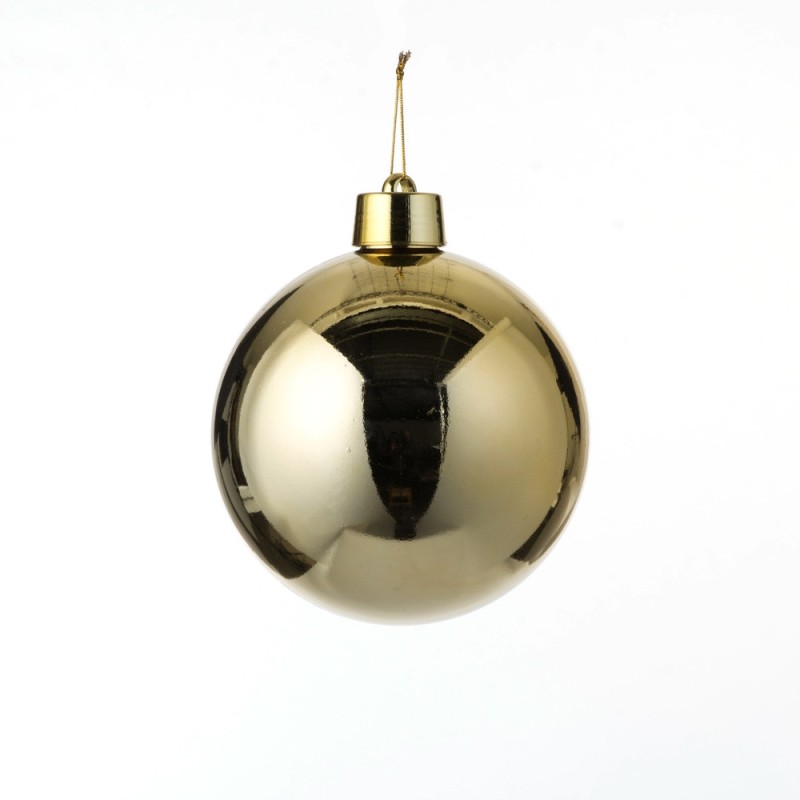 Большой новогодний шар, 20 см (золото, 4013)