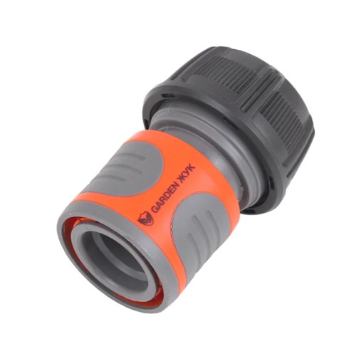 Коннектор с аквастопом Garden Жук 3/4'