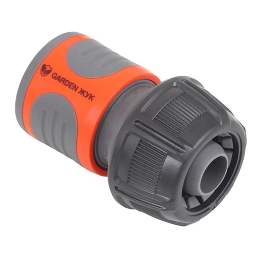 Коннектор с аквастопом Garden Жук 3/4'