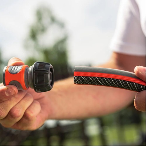 Коннектор с аквастопом Garden Жук 3/4'