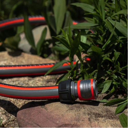 Коннектор с аквастопом Garden Жук 3/4'