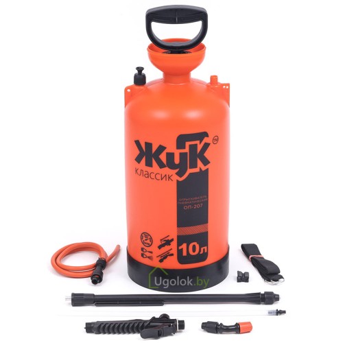 Опрыскиватель ОП-207 Жук 10 л с телескопическим брандспойтом Опрыскиватель ОП-207 Жук 10 л с телескопическим брандспойтом