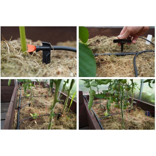 Система капельного полива Жук От емкости на 90 растений с таймером и капельницами (8005-00)