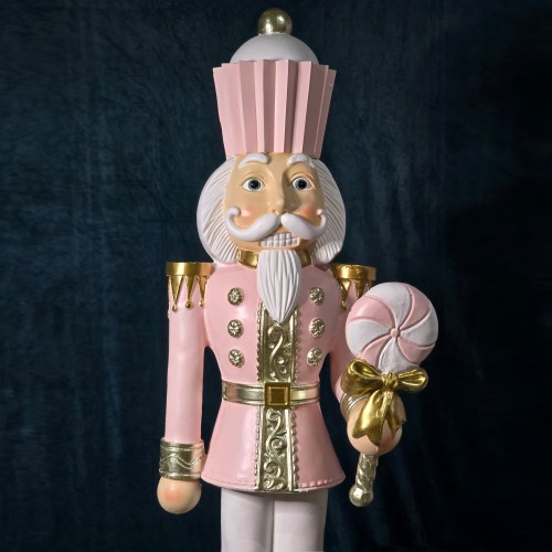 Декоративная фигура Щелкунчик, 177 см (розовый, 708-132)