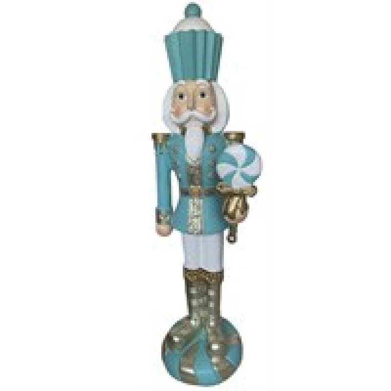 Декоративная фигура Щелкунчик 177 см бирюза (708-141) 708-141 - фото 2 | Ugolok.by