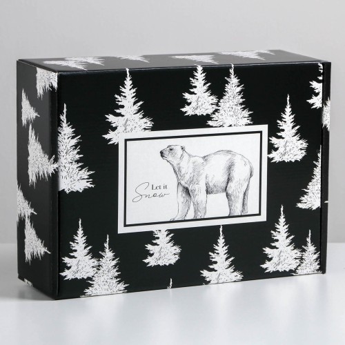 Коробка складная «Новый год» 30,7×22×9,5 см 5010505