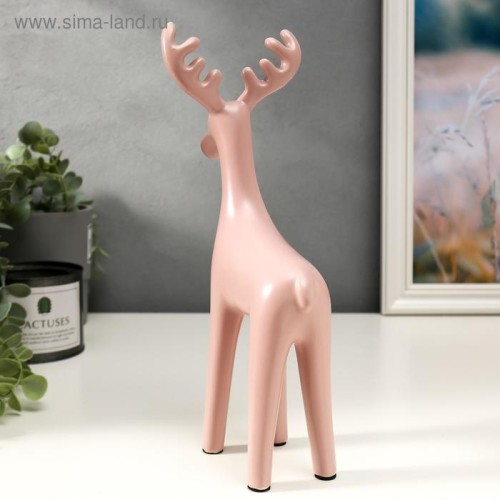 Сувенир керамика "Семейство лосей" матовый набор 3 шт 17; 22; 26,5 см 5165094