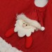 Юбка новогодняя под елку "Сияние полос" Дед Мороз и снежинки d-60 см бело-красный 6938944
