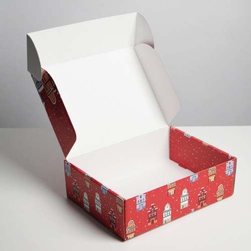 Коробка складная «С Новым Годом» 30,7×22×9,5 см 6970810