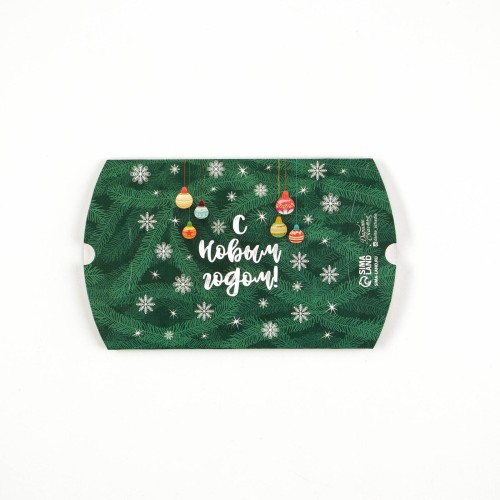 Коробка сборная фигурная «С новым годом» 11×8×2 см 7059947