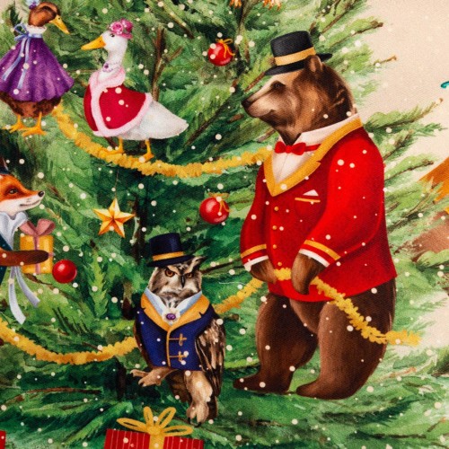 Набор столовый "Noble Christmas" скатерть 150х110 салфетки 40х40см-4шт 7318997