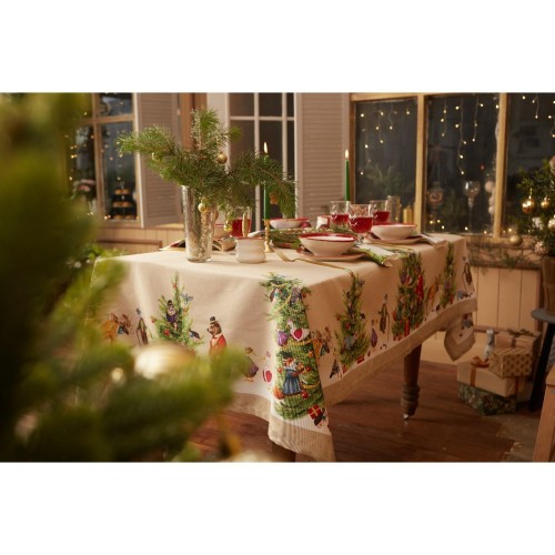 Набор столовый "Noble Christmas" скатерть 150х110 салфетки 40х40см-4шт 7318997