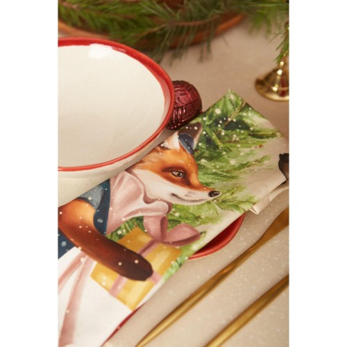 Набор столовый "Noble Christmas" скатерть 150х110 салфетки 40х40см-4шт 7318997