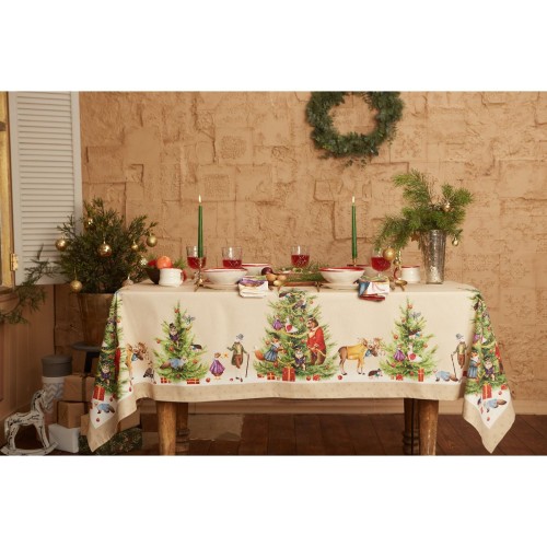 Набор столовый "Noble Christmas" скатерть 150х110 салфетки 40х40см-4шт 7318997