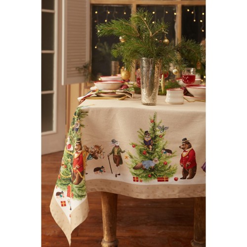 Набор столовый "Noble Christmas" скатерть 150х110 салфетки 40х40см-4шт 7318997