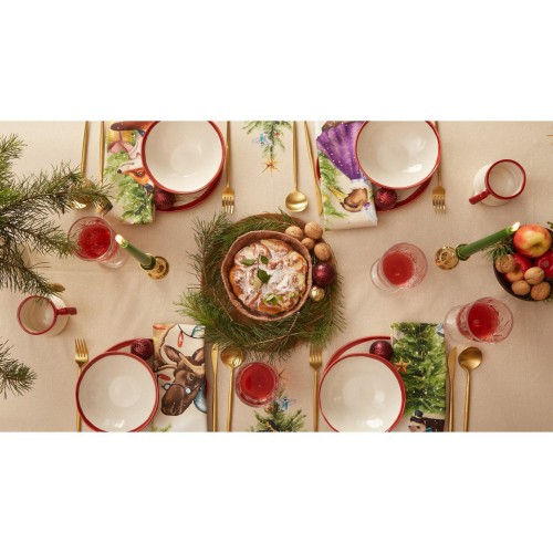 Набор столовый "Noble Christmas" скатерть 150х110 салфетки 40х40см-4шт 7318997