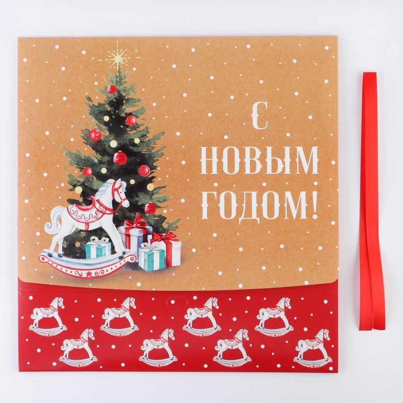 Коробка складная подарочная «Новый год» 31×24,5×9 см 7779461 7779461 - фото 3 | Ugolok.by