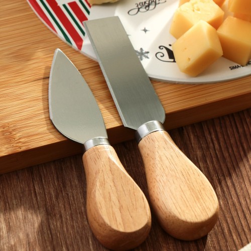 Набор для подачи сыра "Счастливого Нового года" 18х36 см 7871481