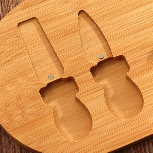 Набор для подачи сыра "Счастливого Нового года" 18х36 см 7871481