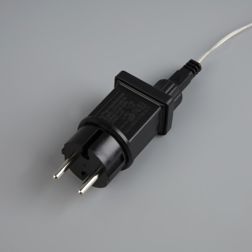 Гирлянда светодиодная  «Нить» 50 м роса IP44 серебристая нить 500 LED свечение тёплое белое 8 режимов 31 В 9225708