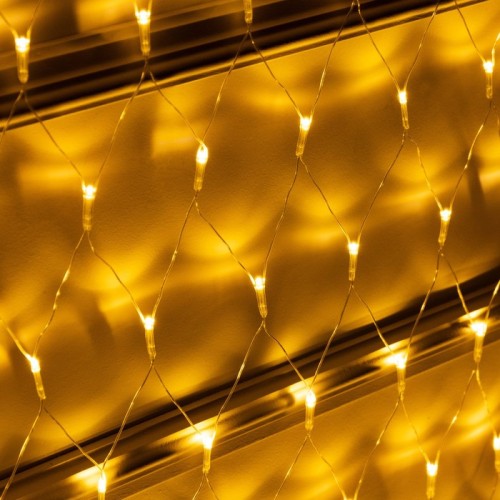 Гирлянда светодиодная  «Сеть-ёлка» 2 × 2 м IP20 тёмная нить 152 LED свечение тёплое белое 8 режимов 220 В 9642120