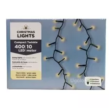 Гирлянда светодиодная Lumineo 493194 10 м 400 LED Compact Twinkle теплый белый