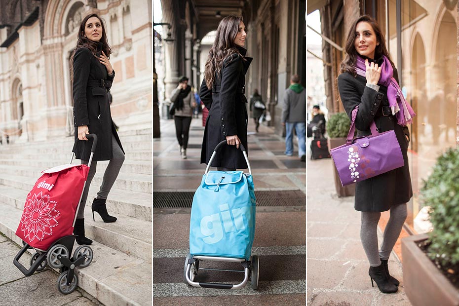 Хозяйственные сумки-тележки Gimi – продуманные сумки для стильных